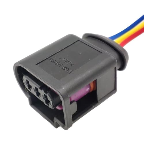 conector sensor Compatible con VW 3P Auto Conector Impermeable Riel Presión Cable Arnés Cable 4D0 971 993 4D0971993
