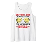 Divertido diseño de softball para papá como un béisbol, pero con bolas más grandes, cómpralo para ti o como un divertido regalo o regalo para papá en el día del padre o cumpleaños.