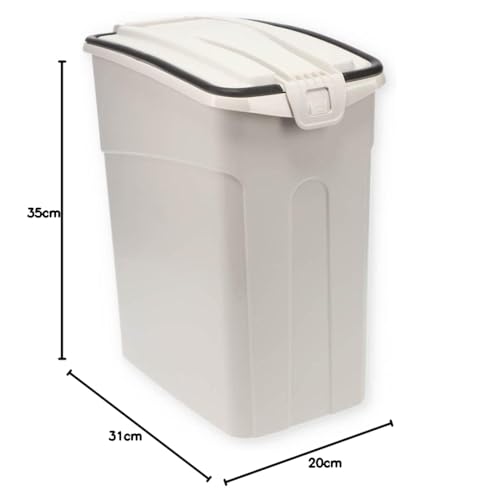 GarPet Futtertonne Luftdicht mit Deckel Futtertonne Hund Katze Hundefutter Aufbewahrung Trockenfutter Aufbewahrung Futterbox Hund Hundefutter Box 13 L