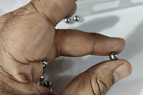 Image of OMX 100 Pieces of Steel Iron Bearing Balls (7MM)