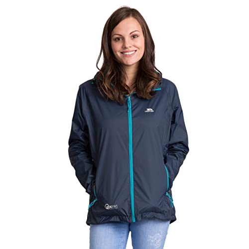 Trespass Damen Regenjacke Kompakt Zusammenrollbare Qikpac, Navy, XXL, FAJKRAM30018_NA1XXL
