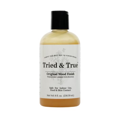 Tried & True Original Wood Finish, 8 oz. - Linseed Oil & Bee...