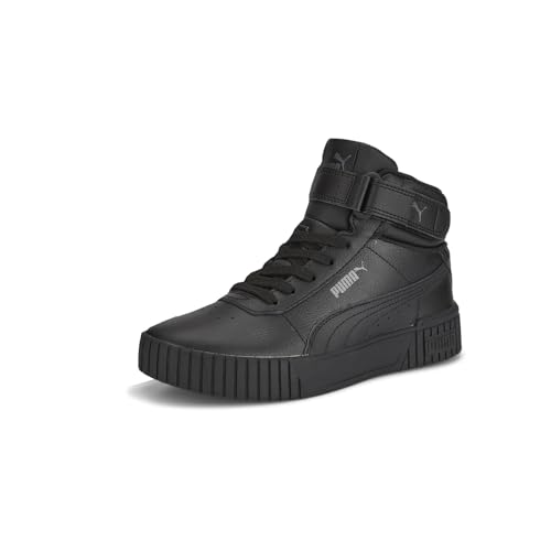 PUMA Kids Girls Carina 2.0 High Sneakers Shoes Casual - Black2