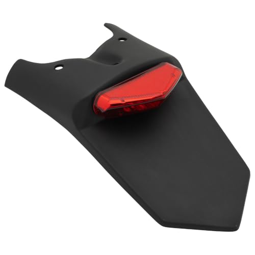 UFO PP01220 support plaque avec éclairage feu arrière pour garde boue moto enduro universel