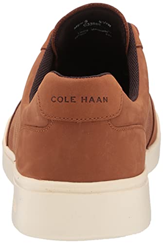 Cole Haan Men's Grand Crosscourt Modern Perforated Sneaker, British Tan, 10 Wide - Image 4