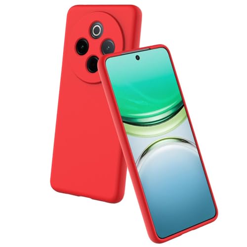 Image of Back Cover for Vivo T4 5G | Full Camera Protection | Premium Liquid Silicon Case | Flexible Bumper Case for Vivo T4 5G / Y300 Pro 5G / Y300 Pro Plus 5G / iQOO Z10 5G (Red)