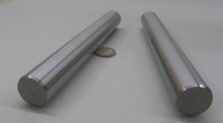 1055 Carbon Steel Hardened Shaft 25mm Diameter x 200mm Long 2 pcs