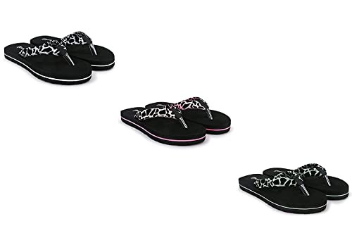 Image of ROKKS Woman's Fashionable Mid-Heel Sandals Flip-Flops Regular Wear Comfortable Slipper for Girls / Ladies(AE-Heel-031)