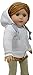 Set of 6 Hoodie T-Shirts for 18 inch Dolls - Doll Not Included