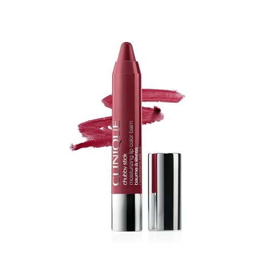 Clinique Chubby Stick Tinted Lip Colour Balm | With Shea Butter | Moisturizing + Hydrating | Natural-Looking Lip Tint, Broadest Berry
