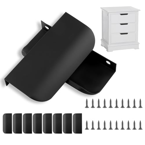 Hopton JM-026 Schubladengriffe Schwarz 10 Stück