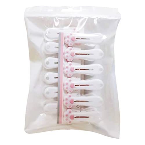 Angoily 12 Stücke Wäscheklammern Nette Katze Pfote Form Fotopapier Memo Peg Pin PEG Clip Pins Winddichte Socke Kleidung Trocknen Peg Clips Für DIY Handwerk