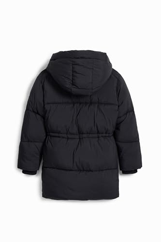 Desigual Girl Woven Padded Long Overcoat2