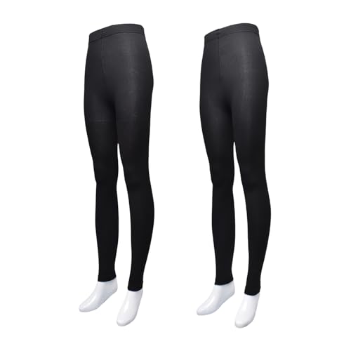 GAP womens Original Ribbed Seamless Tights, 2-pack Footless & Fleece Lined Tights, Soft