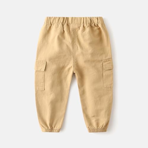 Boys Cargo Pants for Everyday and Outdoor Activities Lightweight Summer Trousers for School and Parties2