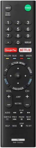 ELITE Compatible Universal Youtube Netflix GooglePlay Smart Tv Remote for Sony Led/Lcd/Bravia Tv (Works With all SONY Models) No Setup Required.
