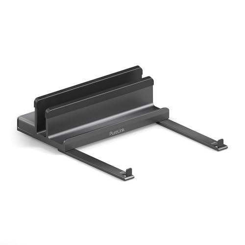Support pour ordinateur portable avec station d'accueil USB C double écran HDMI 4K