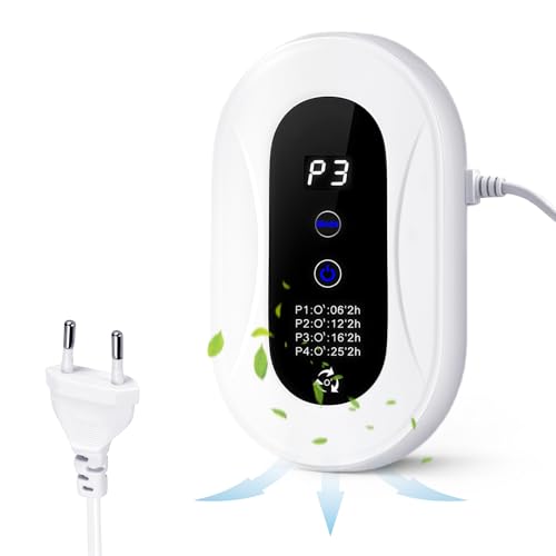 flintronic Generador de Ozono Purificador de Aire, Ionizador de Aire, Inicio Desodorizando Esterilizador de Ozono, para Baño, Cocina, Humo, Coches, Mascotas, Formaldehído y Olor