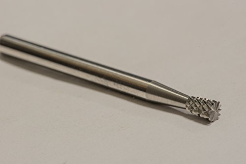 Fresa de carburo sólido SN-42 doble corte 1/8" x 3/16" miniatura 6