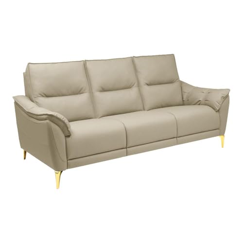 Image of Wakefit Sofa Set | 5 Year Warranty | Sofa 5 Seater, 5 Seater Sofa for Living Room, Wooden Sofa Set, Sofa Set 3+1+1 Seater - Tuvalu(Vegan : Beige)