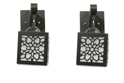 Image of Modern Decorative Designer Wall Light Industries for Living Room, Bedroom, Bedside, and Decorative Lighting Indoor Use, Bulb Not Included (Box Katti, 2)