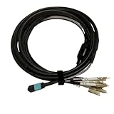 GHZHANG MPO-LC Gepanzerte Jumper Weibliche Typ B OM3 12C 30m-120m Multimode 12 Kerne MTP MPO Optische Faser Patchkabel Outdoor Kompatibel mit(80m OM3-150 MPO-MPO)