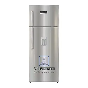 Bosch Max Convert 358L Inverter Frost Free Freezer-On-top Refrigerator With Water Dispenser (Ctc35S03Di, Convertible, Sparkly Steel, 2022 Model)