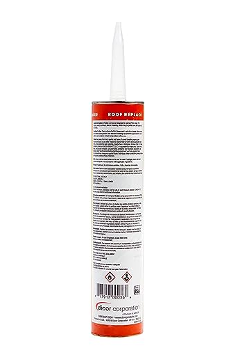 Image of DICOR Corp 501LSD-1 RV Maintenance and Repair (501Lsd-1 Dicor Self Leveling Lap Sealant - Dove Brite White) (Packaging May Vary) (Pack of 2)