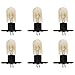 6pcs mikrofalowa żarówka T170 Podstawa 20 W 240 V światło ciepłe białe światło 2700K dla uniwersalnego piekarnika
