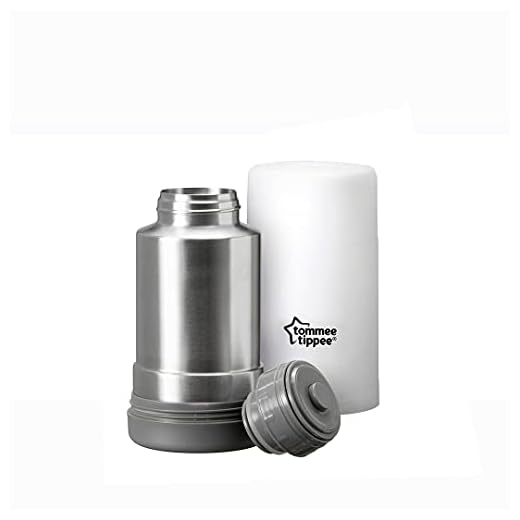 Tommee Tippee Calentador de Biberones y Comida de Bebés Closer to Nature, Portátil y Compacto para Viajes