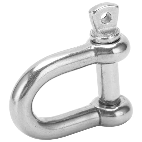 Manille D M10 en acier inoxydable robuste pour levage et gréement de bateau