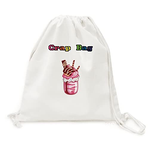 Sac à dos toile voyage léger imprimé crème glacée et biscuits chocolat