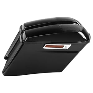 Viozitegam 4&Quot; Extended Stretched Saddlebag Fits Cvo -(Black) -(Abs Plastic) 3 31v66fev+sl. sl500 . ss300