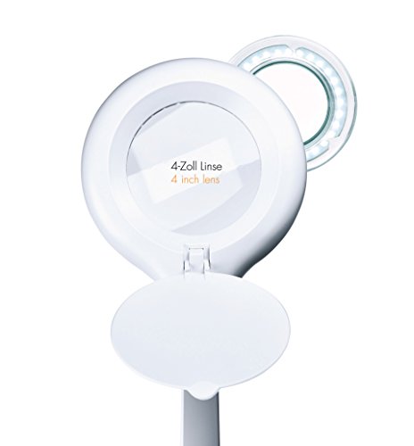 Lampe loupe à LED de bureau éclairage blanc loupe de table