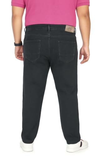 Image of Pluss Tribe - Plus Size Jeans for Men - Denim Jeans - Ideal for Casual, Office Available Sizes : 40 to 52