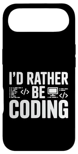 I'd Rather Be Coding Funny Programmer ���[���A �X�}�z�P�[�X iPhone Air �p