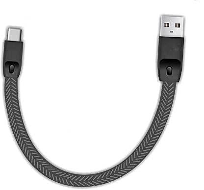0.25 m USB Type C Cable Power Bank Cable (Black)