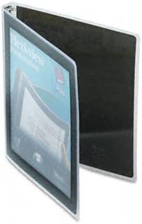 Flexi-View(R) Binders w/Round Rings 1/2in (100 Sheet Capacity) Black - 20EA
