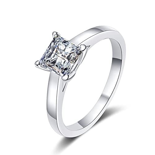 Bague moissanite vintage finis les bijoux ternes bague argent 925