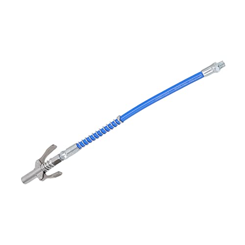 Qinlorgo Bocal de graxa fio macho de cobre de aço inoxidável G1/8 acoplador de ferramenta de graxa l