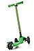 Micro Kickboard - Maxi Deluxe 3-Wheeled, Lean-to-Steer, Swiss-Designed Micro Scooter for Kids, Ages 5-12 (Green)