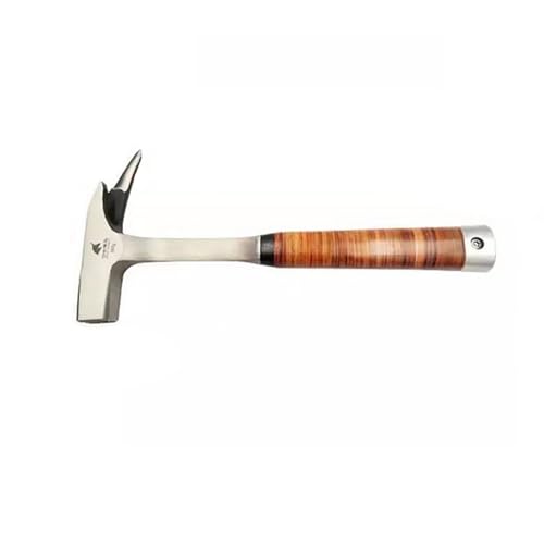 Single Angle Hammer Shockproof Square Head Hammer 45# Tool Steel Cowhide Cover Handle Strong Magnetic Sweat Absorbing Hammer