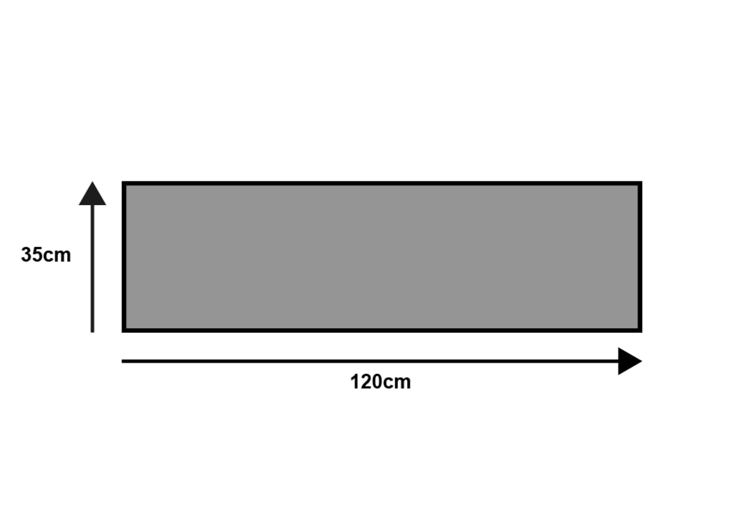 Wash+Dry Fußmatte Smokey Mount 35x120cm, innen und außen, waschbar, grau