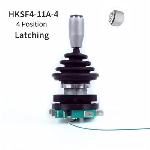 Interruptor de joystick de 30 mm de 4 posiciones monopalanca latching HKSF4-11A-4 2