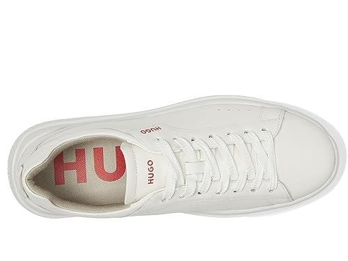 Image of Hugo Mens Cupsole Leather Lace Up Sneaker