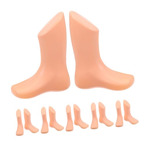 ERINGOGO Baby Foot Mold 6 Pack Sock Mannequin for Children Practical for Display Easy Storage and Fashion Sensitivity