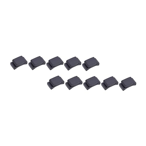 Yardwe 10pcs Rubber Guitar Pick Clip Holder Grip Guitar Picks Holder Accessories