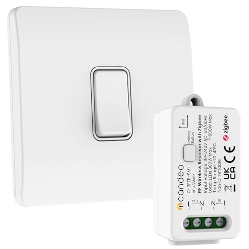 Candeo Module Smart Switch et Smart Switch compatible avec grille cinétique avec kit zigbee