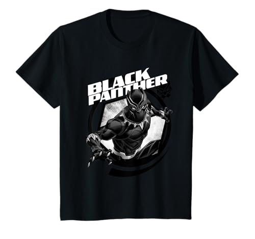 Enfant Avengers Black Panther Hexagon T-Shirt