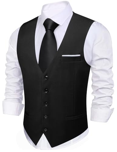 Gilet pour homme chic ajusté col en V pour célébrer un mariage avec élégance